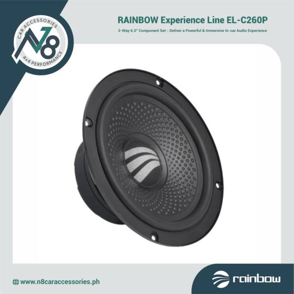 RAINBOW Experience Line EL-C260P 2-Way 6.5'' Component Set Genuine