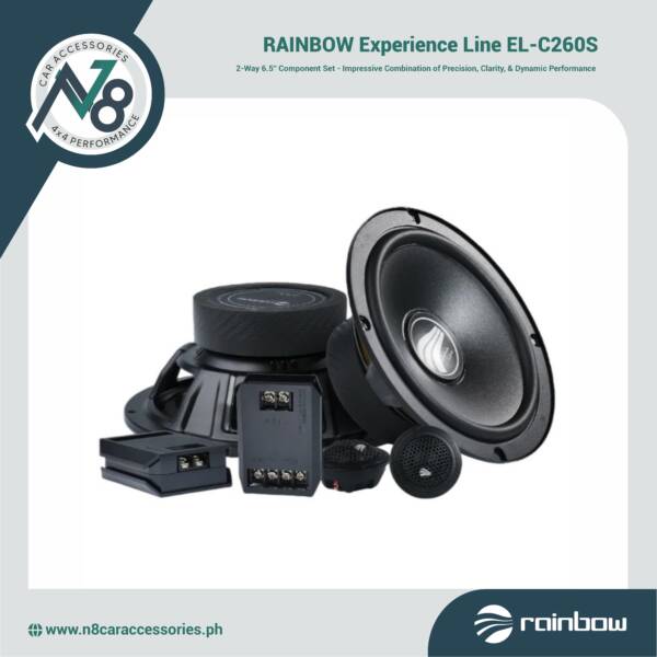 RAINBOW Experience Line EL-C260S 2-Way 6.5'' Component Set Genuine