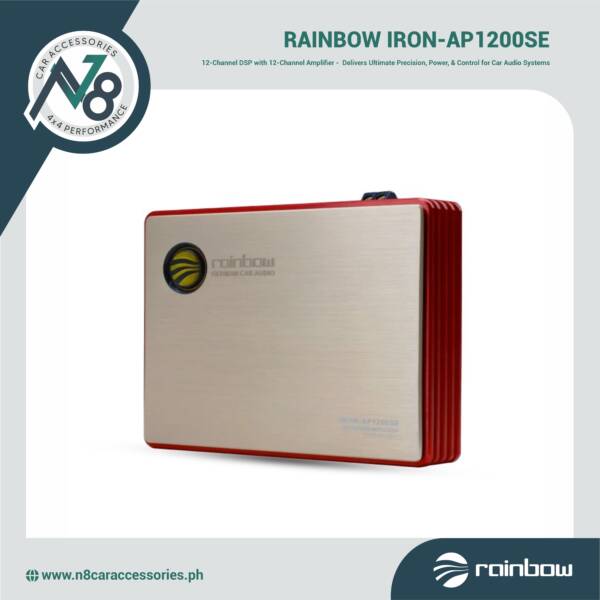 RAINBOW IRON-AP1200SE 12-Channel DSP with 12-Channel Amplifier Genuine