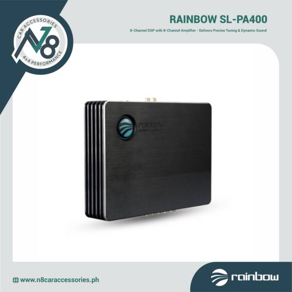 RAINBOW SL-PA400 8-Channel DSP with 8-Channel Amplifier Genuine