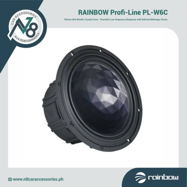 RAINBOW Profi-Line PL-W6C 165mm Mid Woofer Crystal Cone Genuine