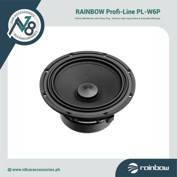 RAINBOW Profi-Line PL-W6P 165mm Mid Woofer with Phase Plug Genuine