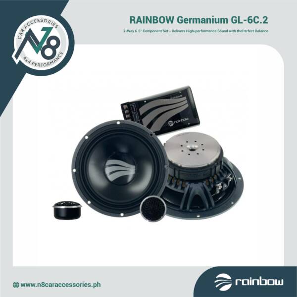 RAINBOW Germanium GL-C6.2 2-Way 6.5'' Component Set Genuine