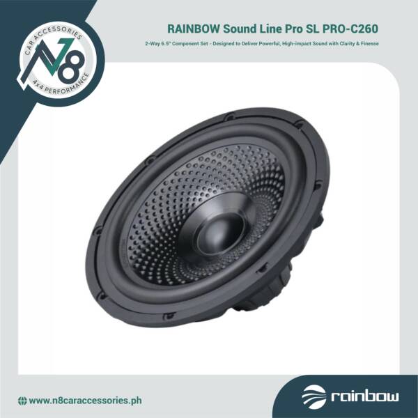 RAINBOW Sound Line Pro SL PRO-C260 2-Way 6.5'' Component Set Genuine