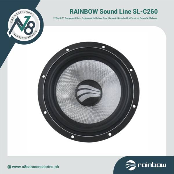 RAINBOW Sound Line SL-C260 2-Way 6.5'' Component Set Genuine