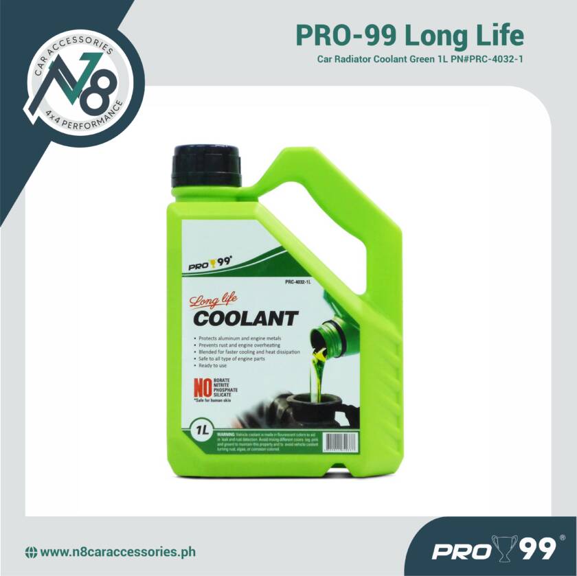 PRO-99 Long Life Car Radiator Coolant Green 1L Pro99 PN#PRC-4032-1 ...