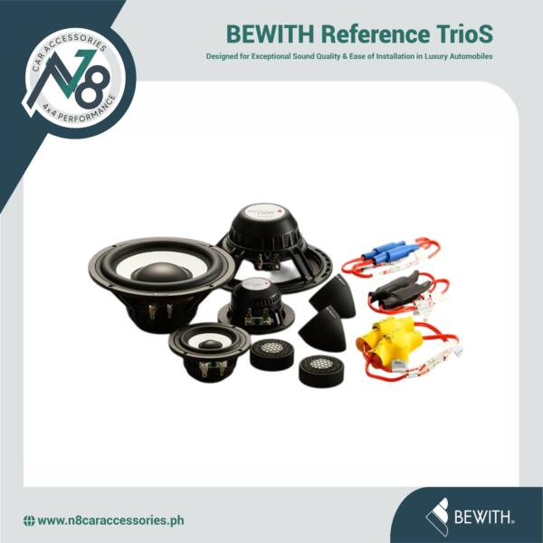 BEWITH Reference TrioS 3-way Component Car Speaker System Genuine