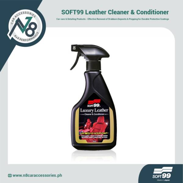 SOFT99 Leather Cleaner & Conditioner Genuine
