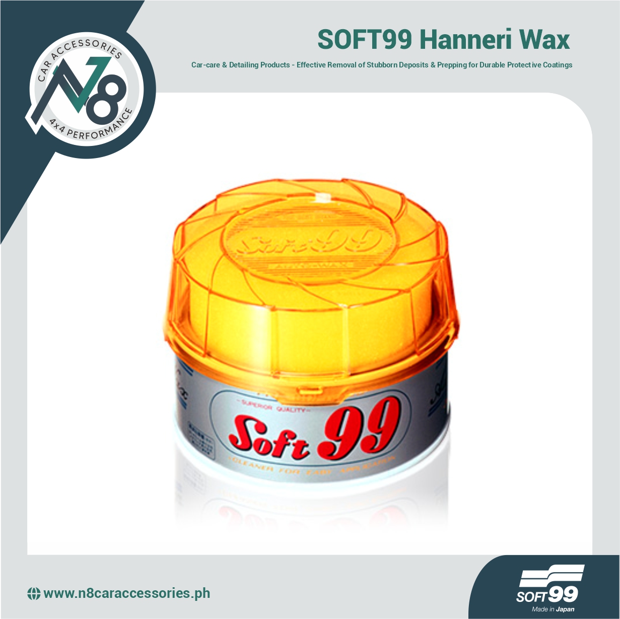 SOFT99 Hanneri Wax Genuine