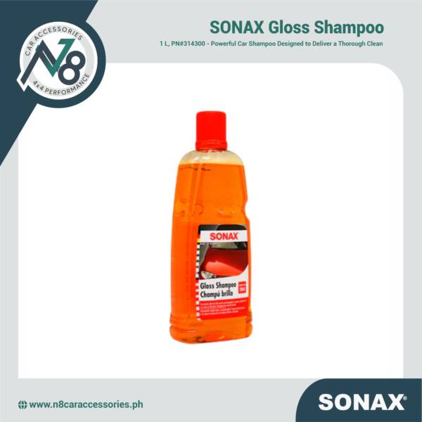 SONAX Gloss Shampoo 1 L PN#314300 Genuine