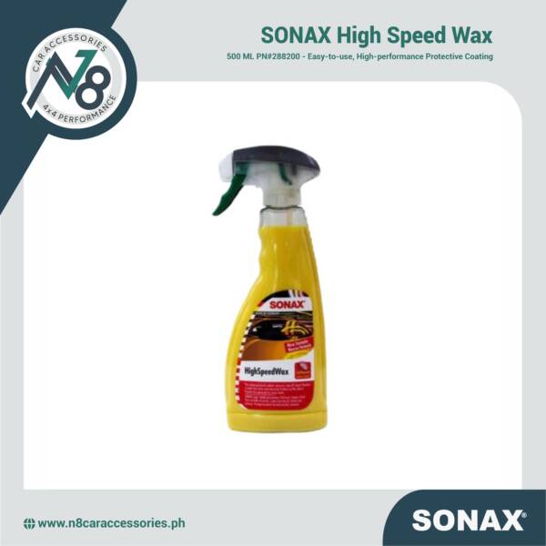 SONAX High Speed Wax 500 ML PN#288200 Genuine