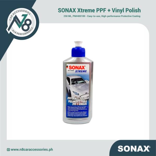 SONAX Xtreme PPF + Vinyl Polish 250 ML PN#400100 Genuine