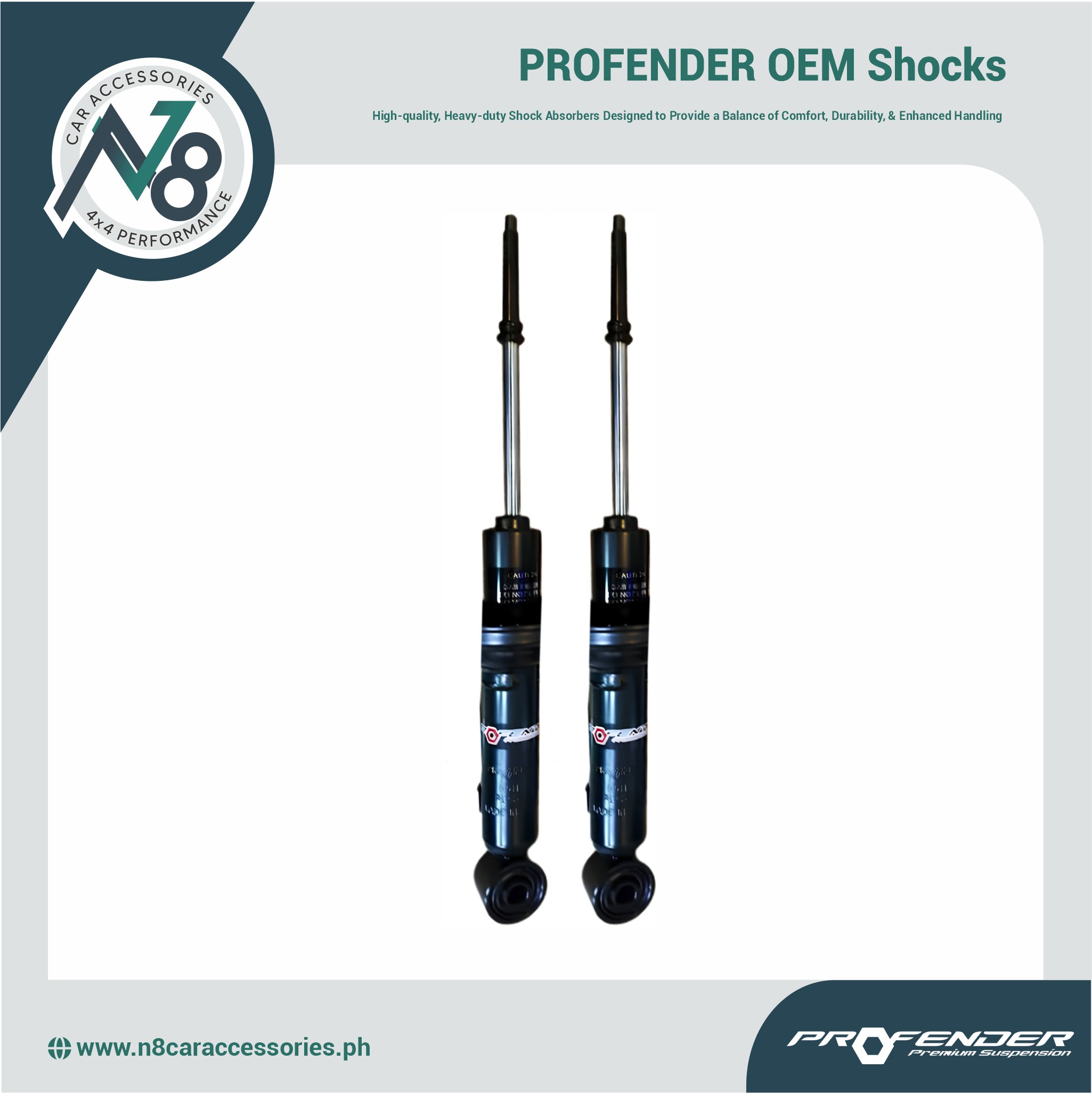 PROFENDER (Front) OEM Shocks Genuine