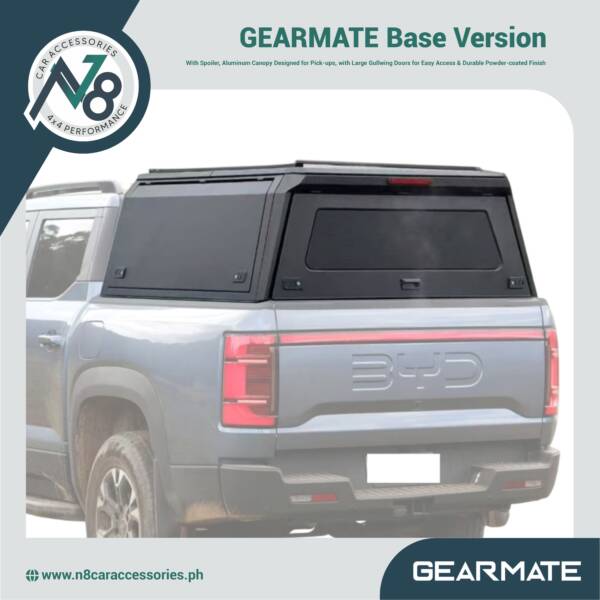 GEARMATE Base Version with Spoiler Aluminum Canopy Genuine