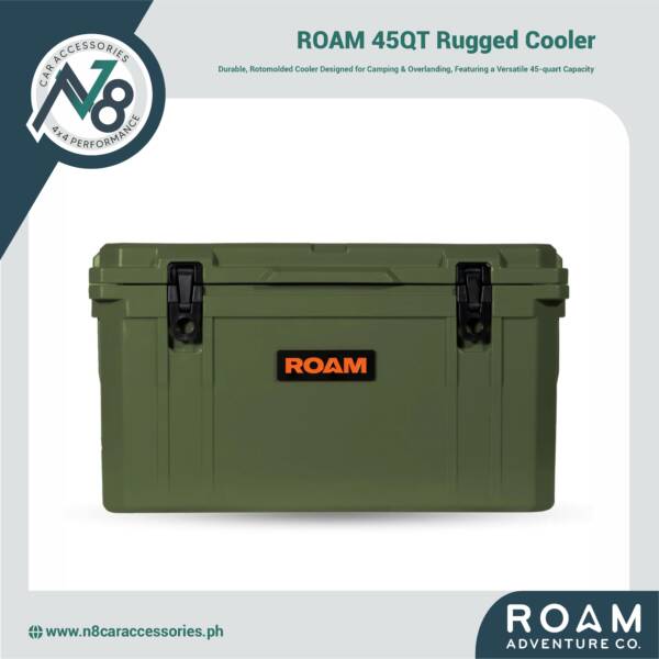 ROAM 45QT Rugged Cooler (OD GREEN) Genuine