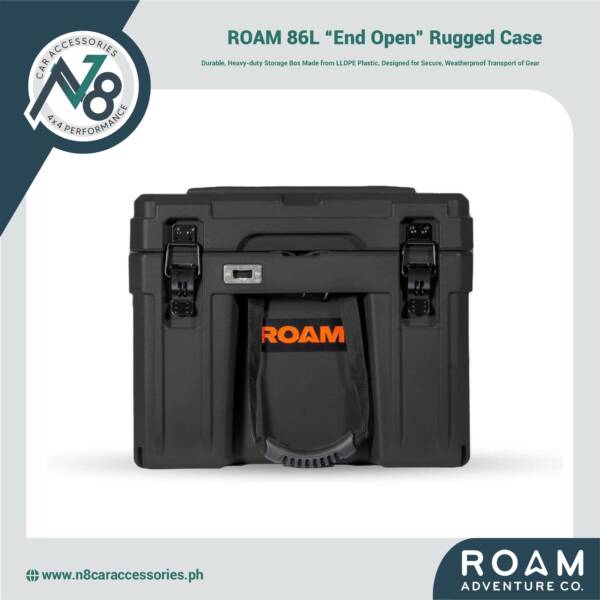 ROAM 86L "End Open" Rugged Case (BLACK) Genuine