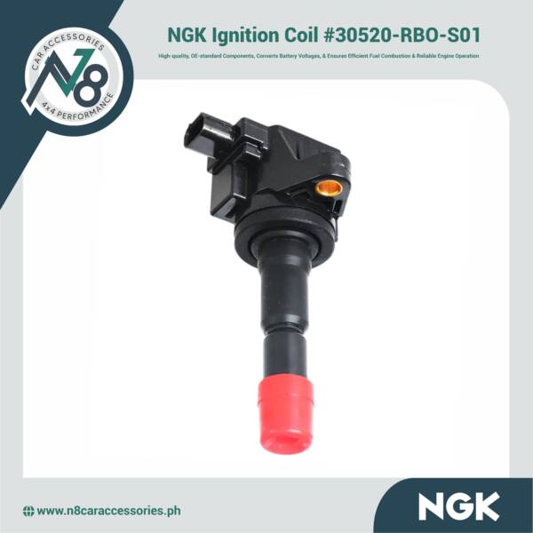 NGK Ignition Coil #30520-RBO-S01 for Honda City 2009-2012 Genuine