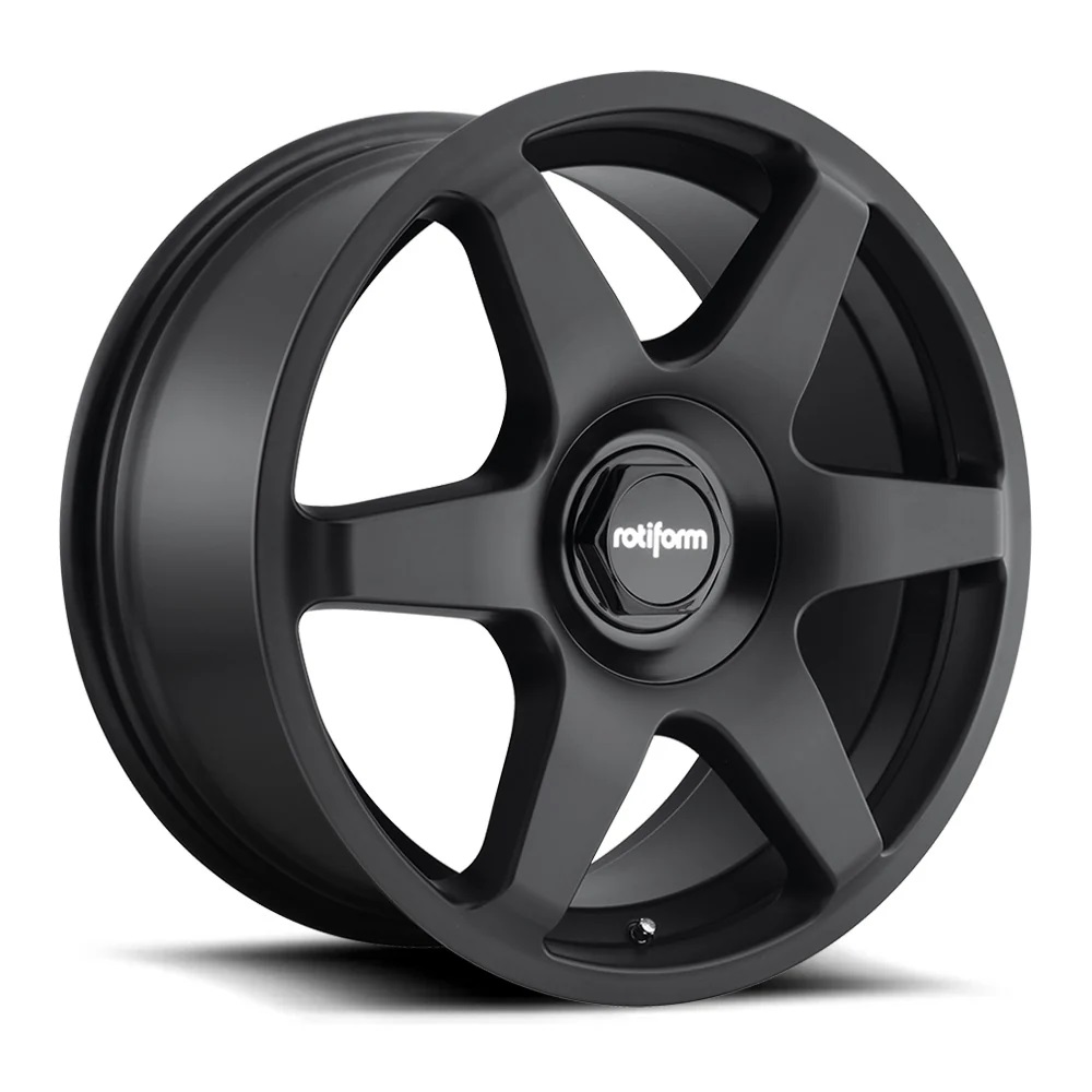 ROTIFORM Six Car 5x100 Matte Black Genuine - Image 2