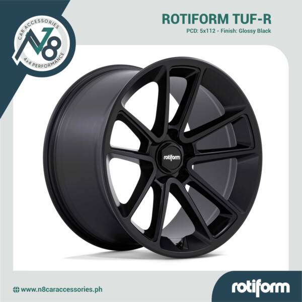 ROTIFORM TUF-R 5x112 Glossy Black Genuine