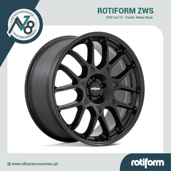ROTIFORM ZWS 5x112 Matte Black Genuine