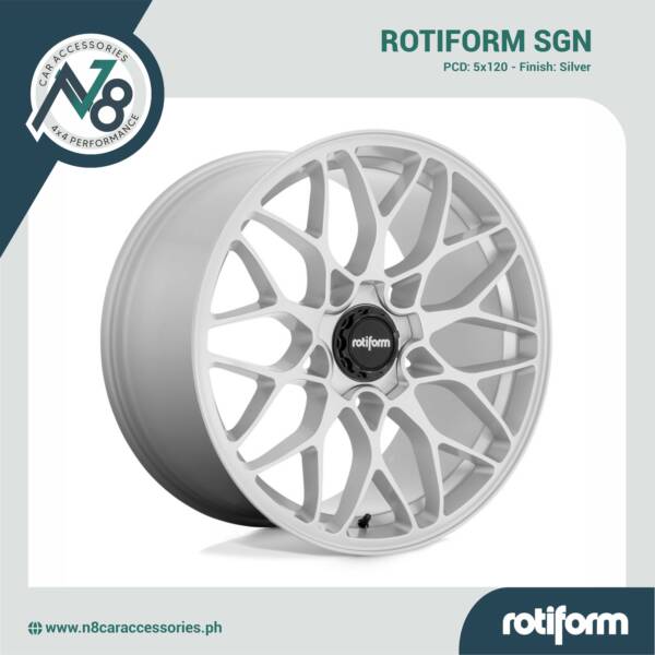ROTIFORM SGN 5x120 Silver Genuine