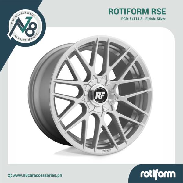 ROTIFORM RSE 5x114.3 Silver Genuine