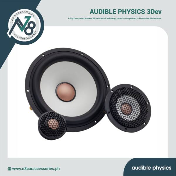 AUDIBLE PHYSICS 3Dev 3-Way Component Speaker Genuine