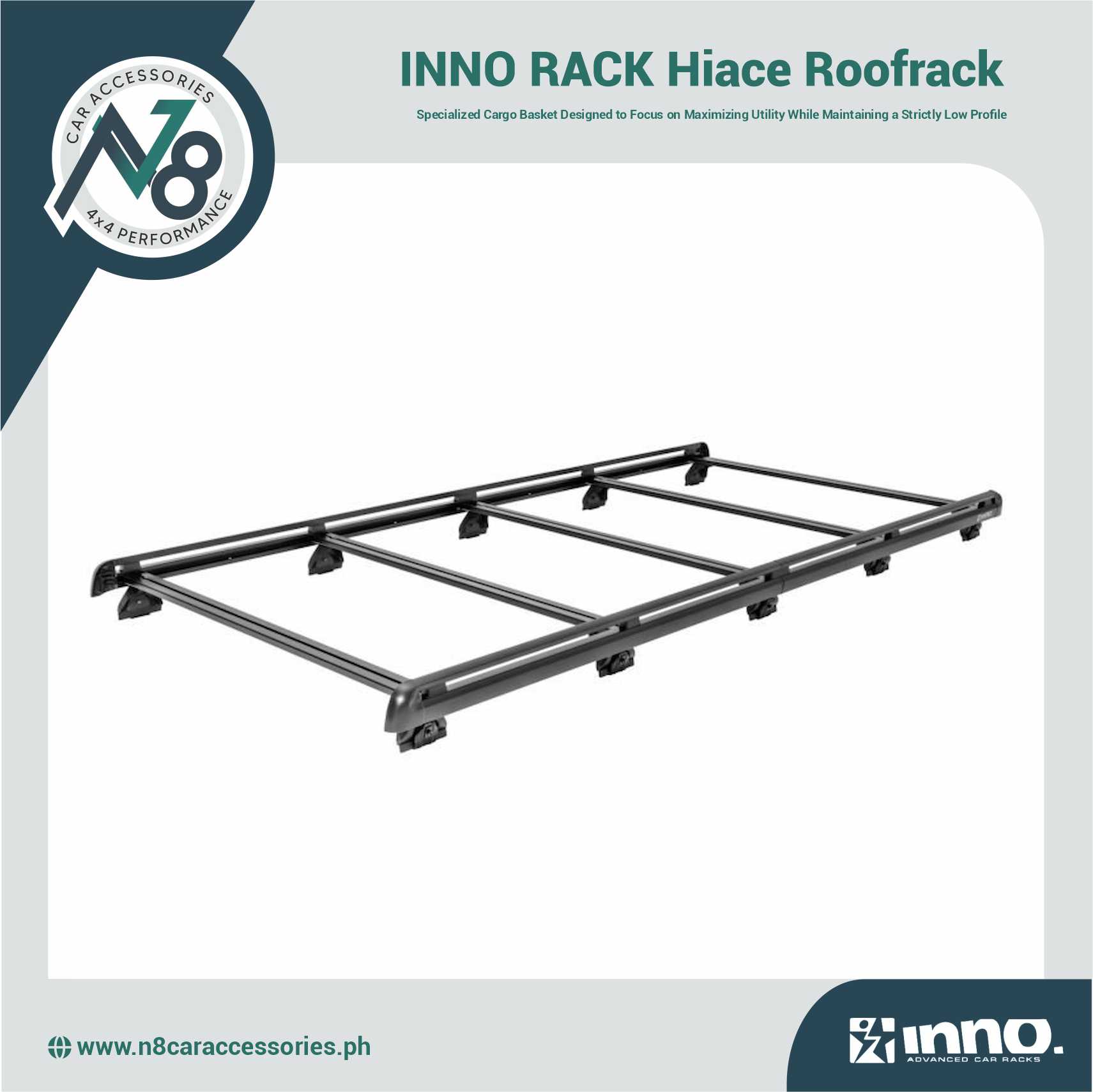 INNO RACK Hiace Roofrack (BU700) Genuine