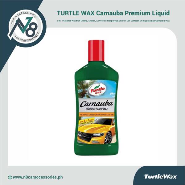 TURTLE WAX Carnauba Premium Liquid 500mL Genuine