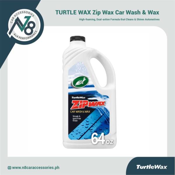 TURTLE WAX Zip Wax Car Wash & Wax 64oz Genuine