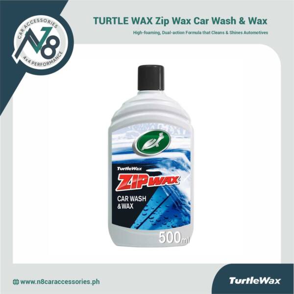 TURTLE WAX Zip Wax Car Wash & Wax 500mL Genuine