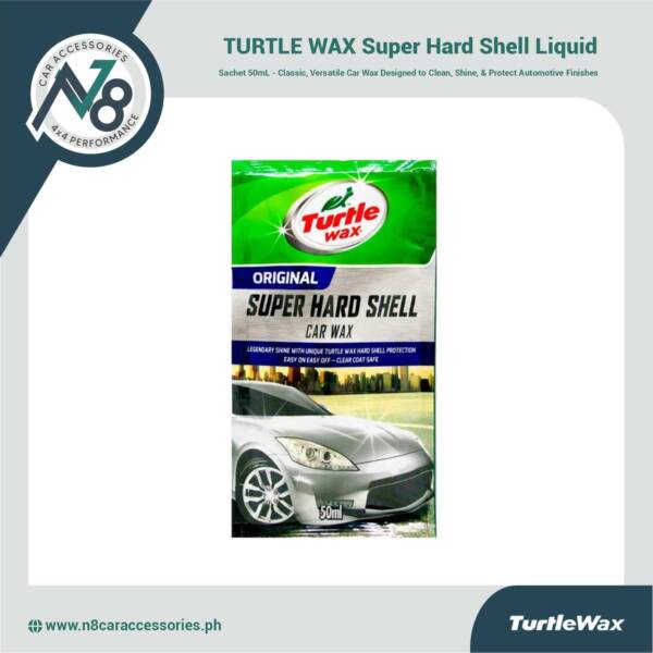 TURTLE WAX Super Hard Shell Liquid Sachet 50mL Genuine