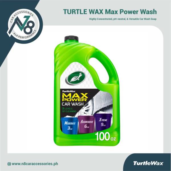 TURTLE WAX Max Power Wash 100oz Genuine