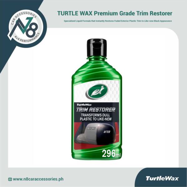 TURTLE WAX Premium Grade Trim Restorer 10oz Genuine