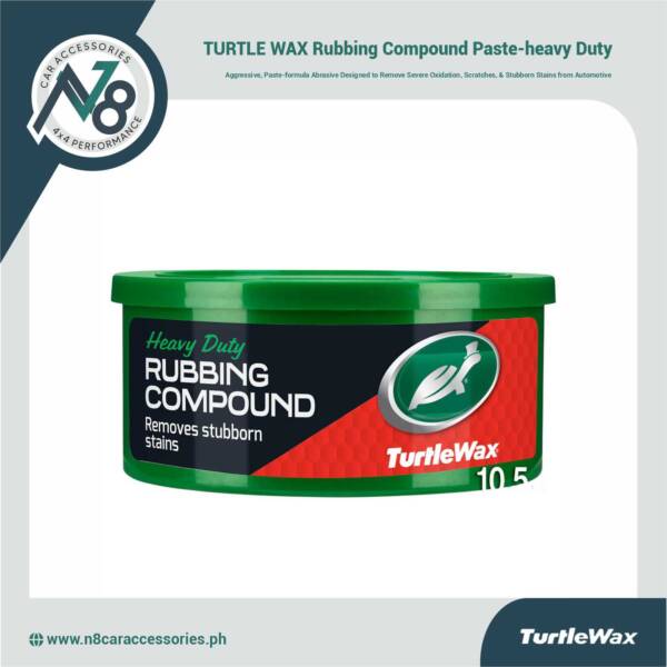 TURTLE WAX Rubbing Compound Paste-heavy Duty 10.5oz Genuine