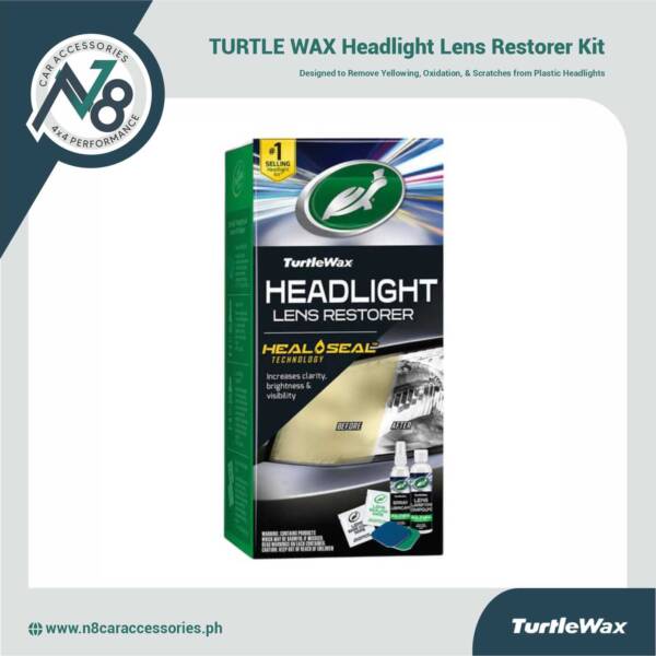 TURTLE WAX Headlight Lens Restorer Kit Genuine