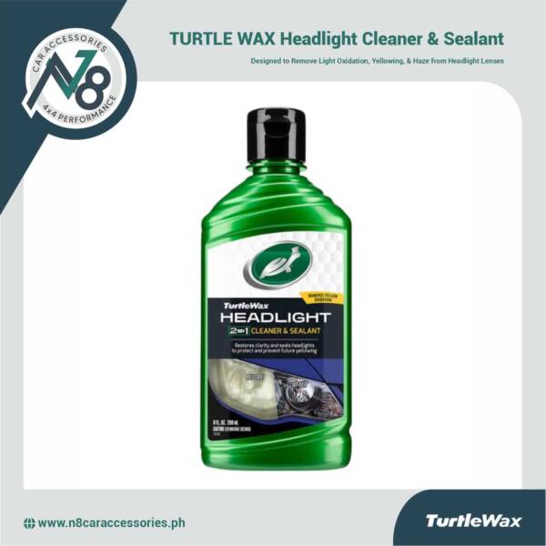 TURTLE WAX Headlight Cleaner & Sealant Genuine
