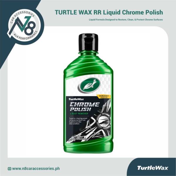 TURTLE WAX RR Liquid Chrome Polish Genuine