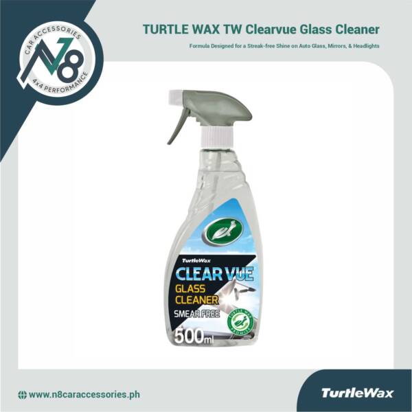 TURTLE WAX TW Clearvue Glass Cleaner 500mL Genuine