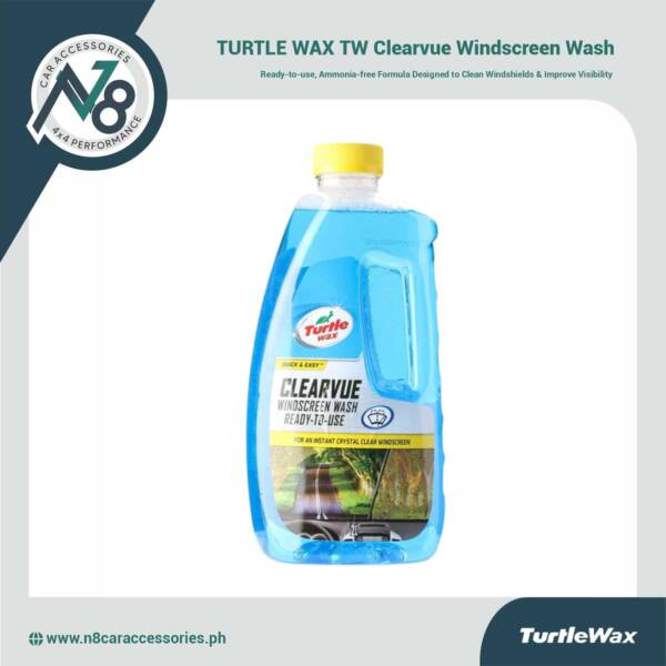 TURTLE WAX TW Clearvue Windscreen Wash 2L Genuine