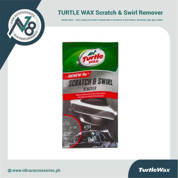 TURTLE WAX Scratch & Swirl Remover Sachet 50mL Genuine