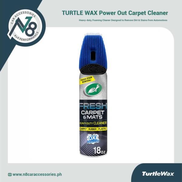 TURTLE WAX Power Out Carpet Cleaner 18oz Genuine