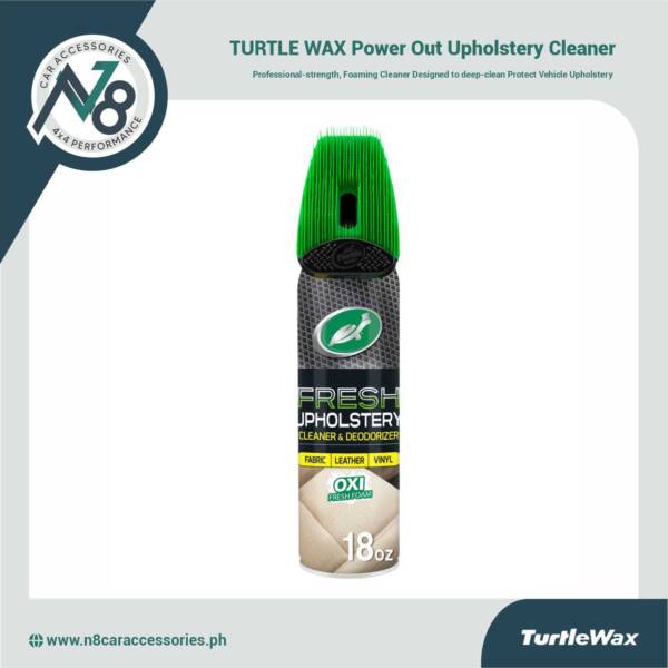 TURTLE WAX Power Out Upholstery Cleaner 18oz Genuine