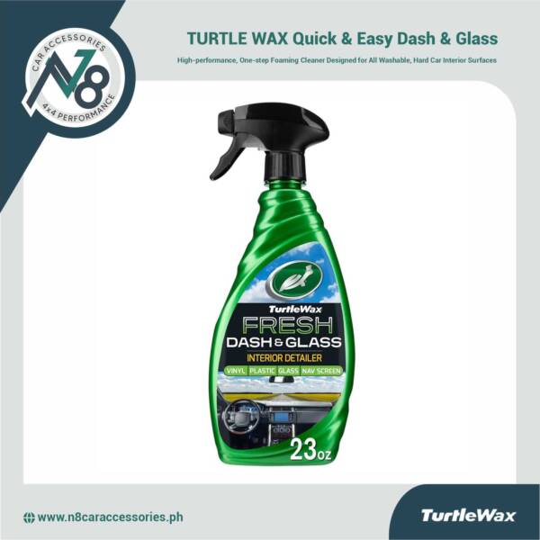 TURTLE WAX Quick & Easy Dash & Glass 23oz Genuine