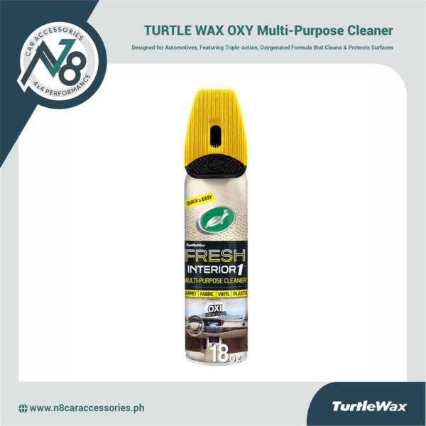 TURTLE WAX Oxy Interior 1 Cleanse Multi-Purpose Cleaner & Stain Remover Genuine