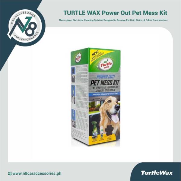 TURTLE WAX Power Out Pet Mess Kit Genuine