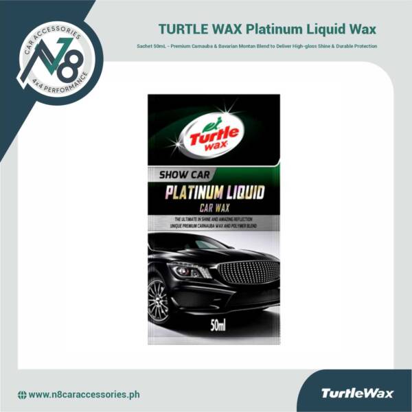 TURTLE WAX Platinum Liquid Wax Sachet 50mL Genuine