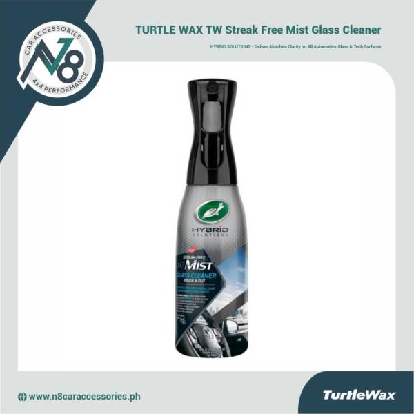 TURTLE WAX TW Streak Free Mist Glass Cleaner Genuine