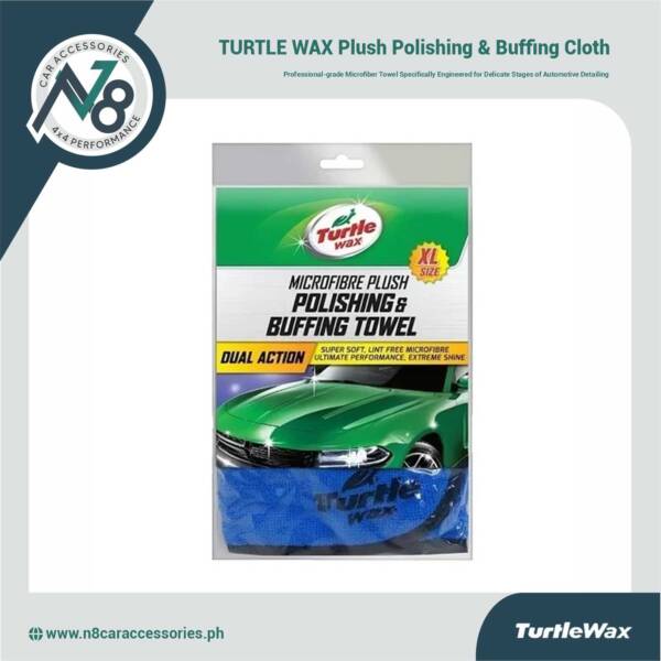 TURTLE WAX Plush Polishing & Buffing Cloth Genuine