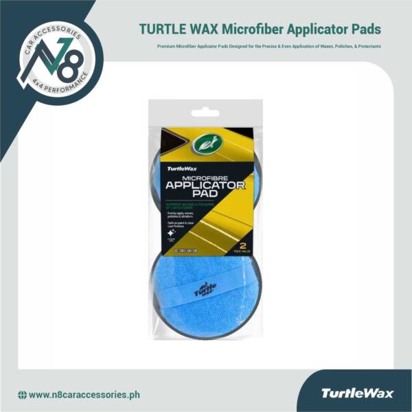 TURTLE WAX Microfiber Applicator Pads Genuine